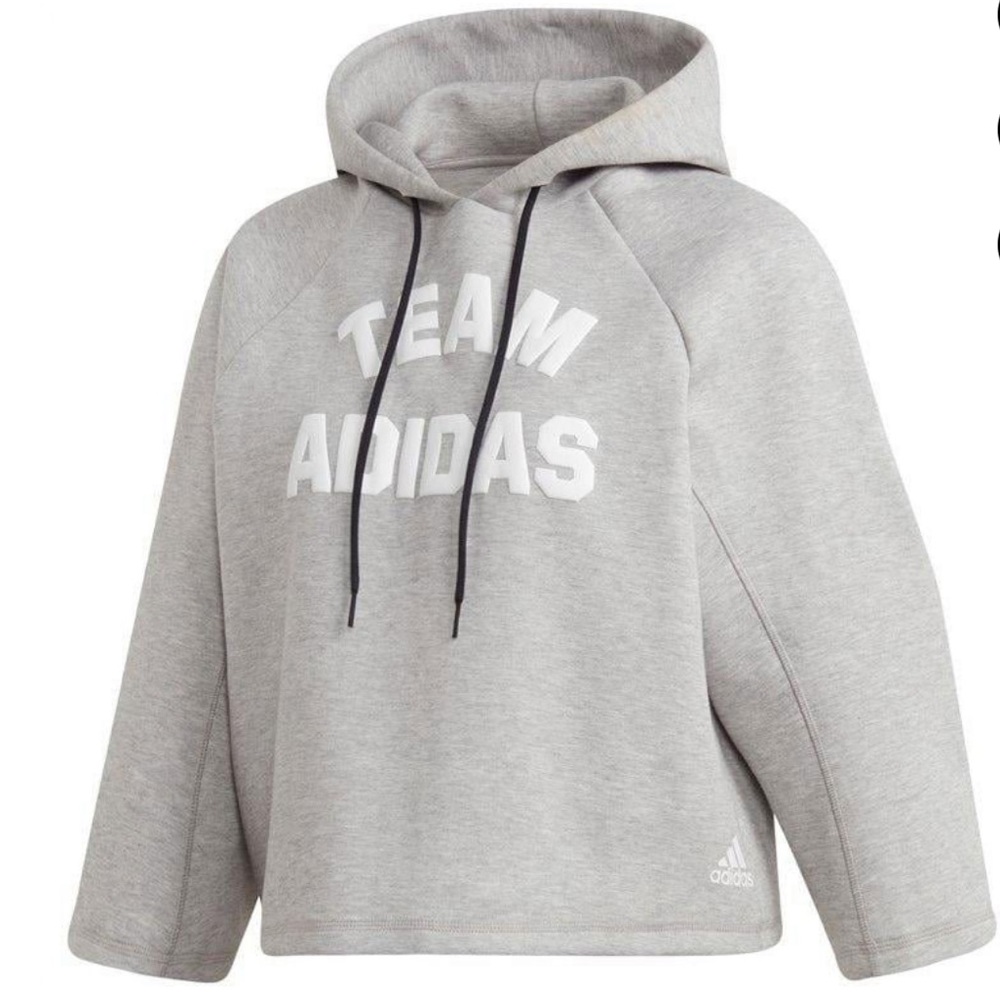 Adidas Women's VRCT Cropped Pullover Hoodie